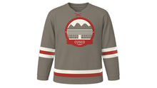 Load image into Gallery viewer, Cusco Original Hockey Jersey in Inca Stone Gray, front view – custom name and number