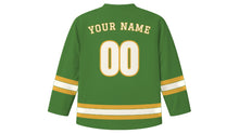Load image into Gallery viewer, Cusco Original Hockey Jersey in Valley Green, back view with your name and number