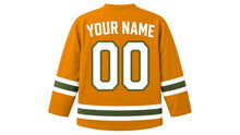 Load image into Gallery viewer, Cyprus Original Hockey Jersey in Copper, back view with your name and number