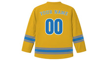 Load image into Gallery viewer, Da Nang Original Hockey Jersey in Dragon Gold, back view with your name and number