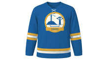 Load image into Gallery viewer, Dakar Original Hockey Jersey in Atlantic Blue, front view – custom name and number