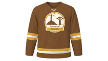 Load image into Gallery viewer, Dakar Original Hockey Jersey in Baobab Brown, front view – custom name and number
