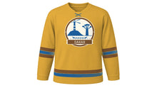 Load image into Gallery viewer, Dakar Original Hockey Jersey in Sahel Gold, front view – custom name and number