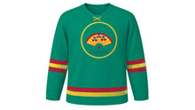 Load image into Gallery viewer, Dano Festival Original Hockey Jersey in Jade Green, front view – custom name and number
