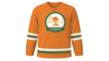 Load image into Gallery viewer, Darwin Original Hockey Jersey in Top End Sunset, front view – custom name and number