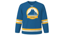 Load image into Gallery viewer, Davao Original Hockey Jersey in Gulf Blue, front view – custom name and number