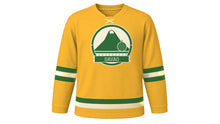 Load image into Gallery viewer, Davao Original Hockey Jersey in Mango Yellow, front view – custom name and number