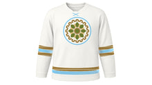 Load image into Gallery viewer, Day of Arafah Original Hockey Jersey in Pilgrim White, front view – custom name and number