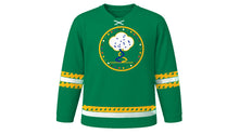Load image into Gallery viewer, Day of Reconciliation Original Hockey Jersey in Green, front view – custom name and number