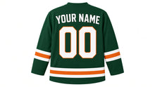 Load image into Gallery viewer, Delhi Original Hockey Jersey in Green, back view with your name and number