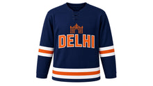 Load image into Gallery viewer, Delhi Original Hockey Jersey in Navy, front view – custom name and number