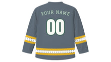 Load image into Gallery viewer, Denver Original Hockey Jersey in Slate Grey, back view with your name and number