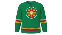 Load image into Gallery viewer, Dhanteras Original Hockey Jersey in Emerald, front view – custom name and number