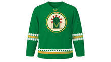 Load image into Gallery viewer, Día de Andalucía Original Hockey Jersey in Andalusian Green, front view – custom name and number