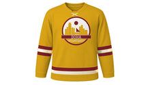 Load image into Gallery viewer, Doha Original Hockey Jersey in Sand Gold, front view – custom name and number