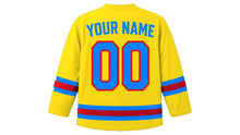 Load image into Gallery viewer, DR Congo Original Hockey Jersey in Yellow, back view with your name and number
