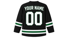 Load image into Gallery viewer, Dragon Boat Festival Original Hockey Jersey in Black, back view with your name and number