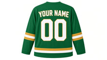 Load image into Gallery viewer, Dragon Boat Festival Original Hockey Jersey in Green, back view with your name and number