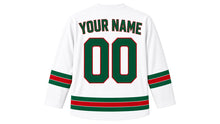 Load image into Gallery viewer, Dragon Boat Festival Original Hockey Jersey in White, back view with your name and number