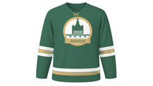 Load image into Gallery viewer, Dresden Original Hockey Jersey in Baroque Green, front view – custom name and number