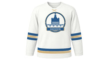 Load image into Gallery viewer, Dresden Original Hockey Jersey in Porcelain White, front view – custom name and number