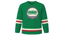 Load image into Gallery viewer, Dublin Original Hockey Jersey in Emerald Green, front view – custom name and number