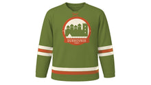 Load image into Gallery viewer, Dubrovnik Original Hockey Jersey in Olive Grove, front view – custom name and number