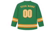 Load image into Gallery viewer, Durban Original Hockey Jersey in Palm Green, back view with your name and number