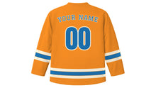 Load image into Gallery viewer, Durban Original Hockey Jersey in Sunrise Orange, back view with your name and number