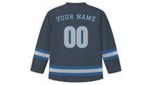 Load image into Gallery viewer, Düsseldorf Original Hockey Jersey in Old Town Slate, back view with your name and number