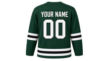 Load image into Gallery viewer, Earth Hour Original Hockey Jersey in Green, back view with your name and number