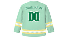 Load image into Gallery viewer, Easter Monday Original Hockey Jersey in Mint, back view with your name and number