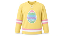 Load image into Gallery viewer, Easter Original Hockey Jersey in Yellow, front view – custom name and number
