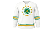 Load image into Gallery viewer, Eid al-Ghadir Original Hockey Jersey in White, front view – custom name and number
