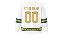 Load image into Gallery viewer, Eid Original Hockey Jersey in White, back view with your name and number