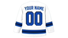 Load image into Gallery viewer, El Salvador Original Hockey Jersey in White, back view with your name and number