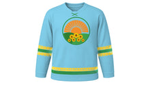 Load image into Gallery viewer, Enkutatash Original Hockey Jersey in Sky Blue, front view – custom name and number