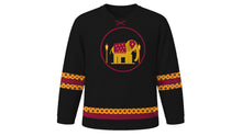Load image into Gallery viewer, Esala Perahera Original Hockey Jersey in Black, front view – custom name and number