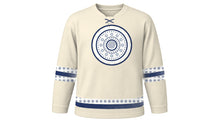 Load image into Gallery viewer, Eyo Festival Original Hockey Jersey in Cream, front view – custom name and number