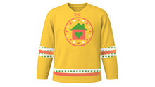 Load image into Gallery viewer, Family Day Original Hockey Jersey in Sunshine Yellow, front view – custom name and number