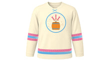 Load image into Gallery viewer, Fastelavn Original Hockey Jersey in Cream, front view – custom name and number