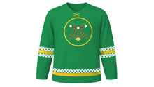 Load image into Gallery viewer, Feria de Abril Original Hockey Jersey in Green, front view – custom name and number