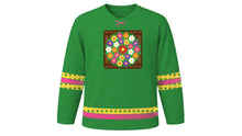 Load image into Gallery viewer, Feria de las Flores Original Hockey Jersey in Green, front view – custom name and number