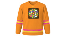 Load image into Gallery viewer, Feria de las Flores Original Hockey Jersey in Orange, front view – custom name and number