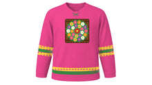 Load image into Gallery viewer, Feria de las Flores Original Hockey Jersey in Pink, front view – custom name and number