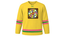 Load image into Gallery viewer, Feria de las Flores Original Hockey Jersey in Yellow, front view – custom name and number