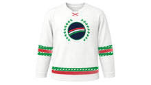 Load image into Gallery viewer, Festa della Repubblica Original Hockey Jersey in White, front view – custom name and number