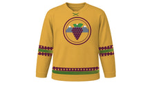 Load image into Gallery viewer, Fiesta de la Vendimia Original Hockey Jersey in Harvest Gold, front view – custom name and number
