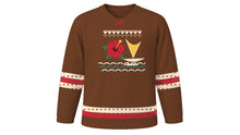Load image into Gallery viewer, Fiji Day Original Hockey Jersey in Masi Brown, front view – custom name and number