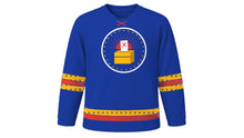 Load image into Gallery viewer, Freedom Day South Africa Original Hockey Jersey in Blue, front view – custom name and number